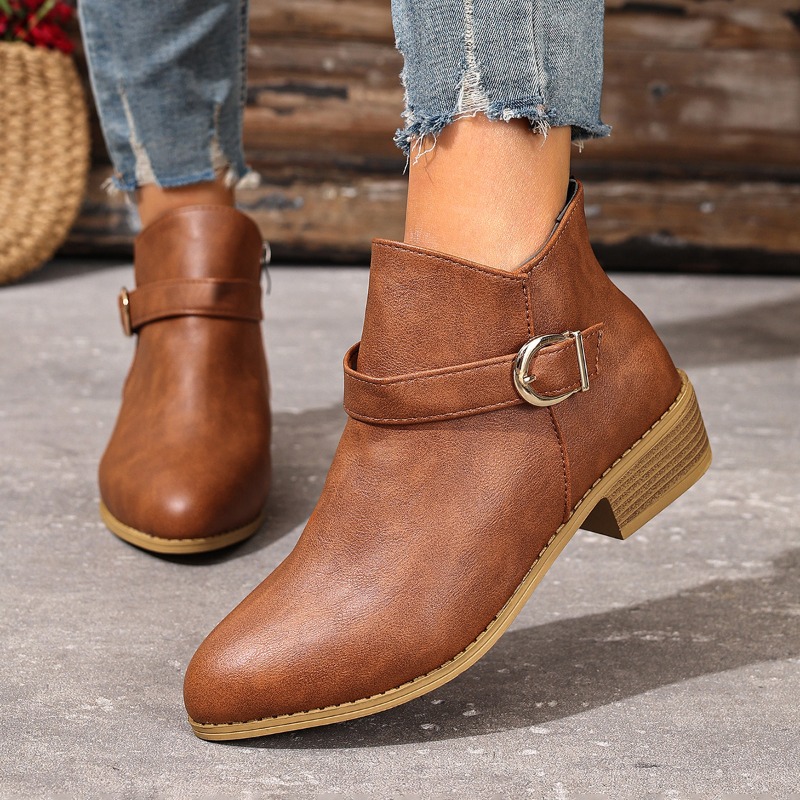 Formal Women'S Wear - Women's Autumn Winter Ankle Boots Side