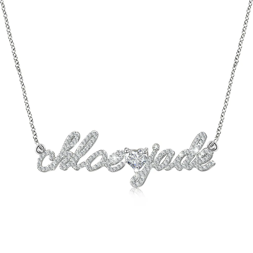 Custom Diamond Name Necklace P - огляд і ціна Women'S Formal Wear Names