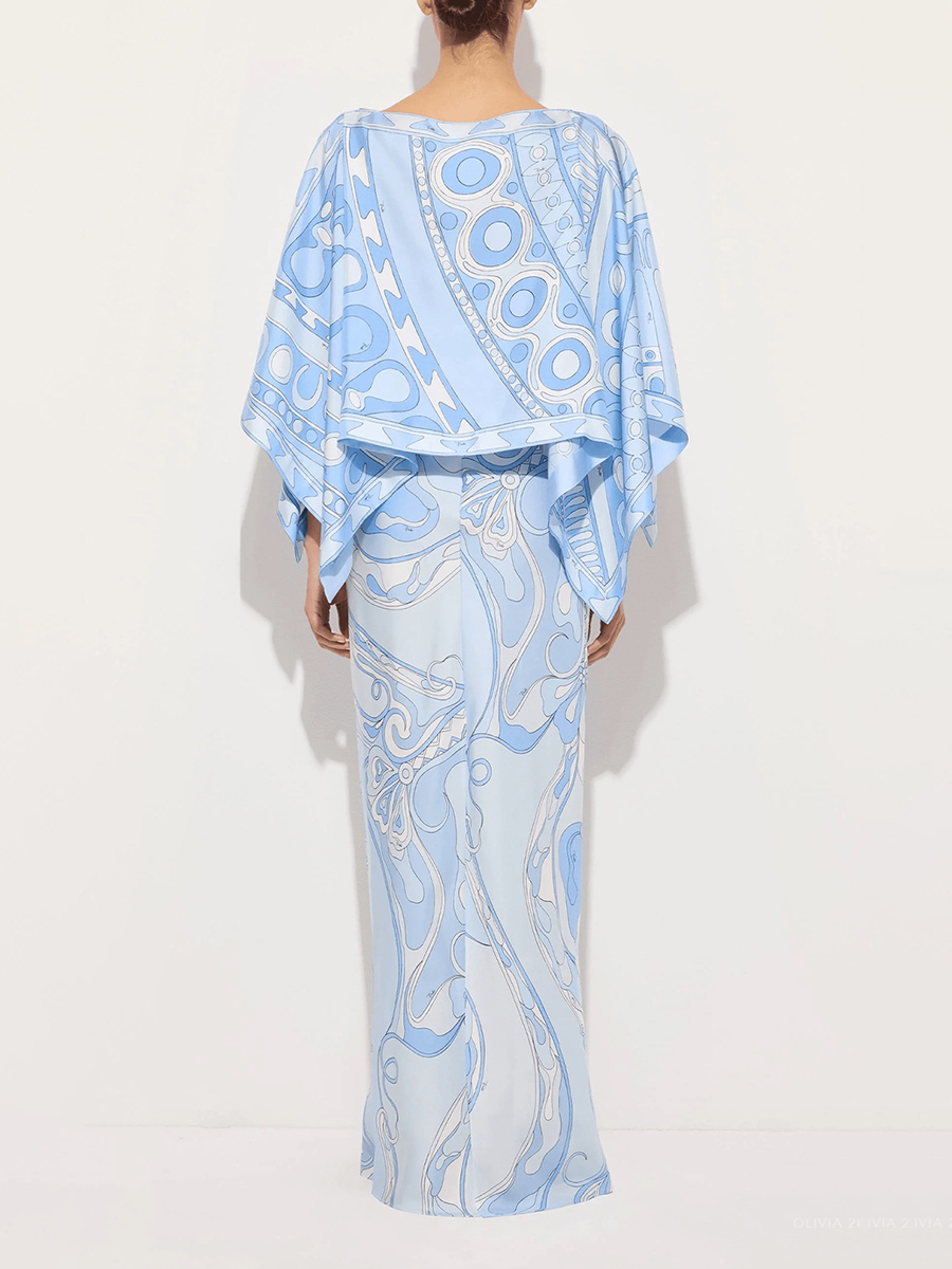 VGH Light Blue Abstract Print  - огляд і ціна Formal Women'S Wear