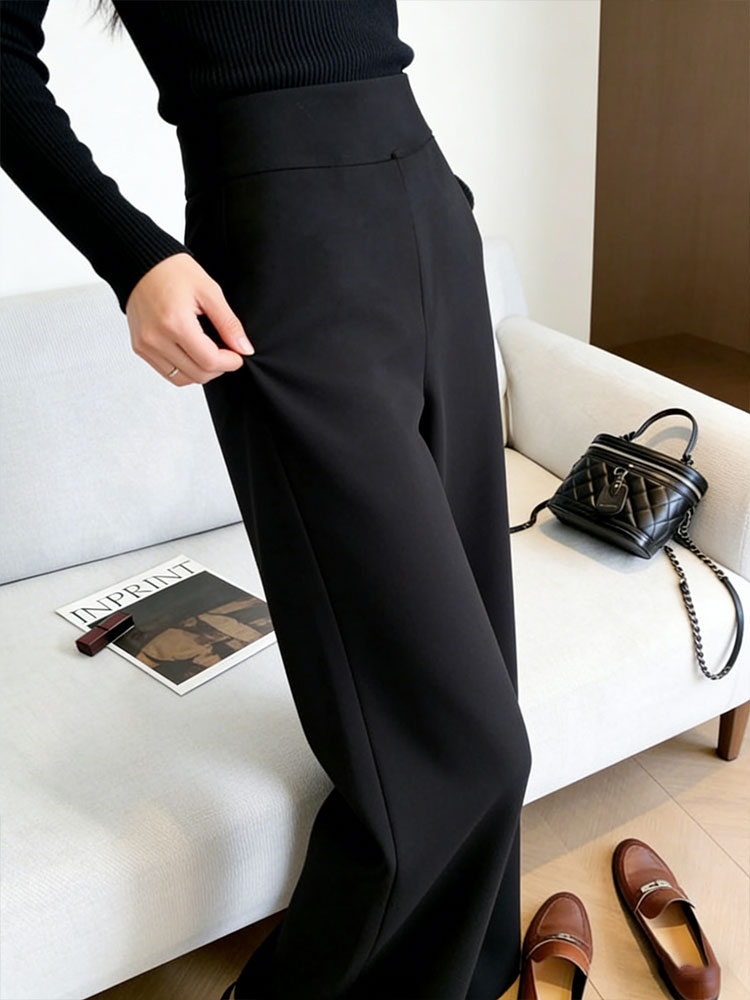 Elegant Black High Waist Strai - огляд і ціна Women Formal Wear Black