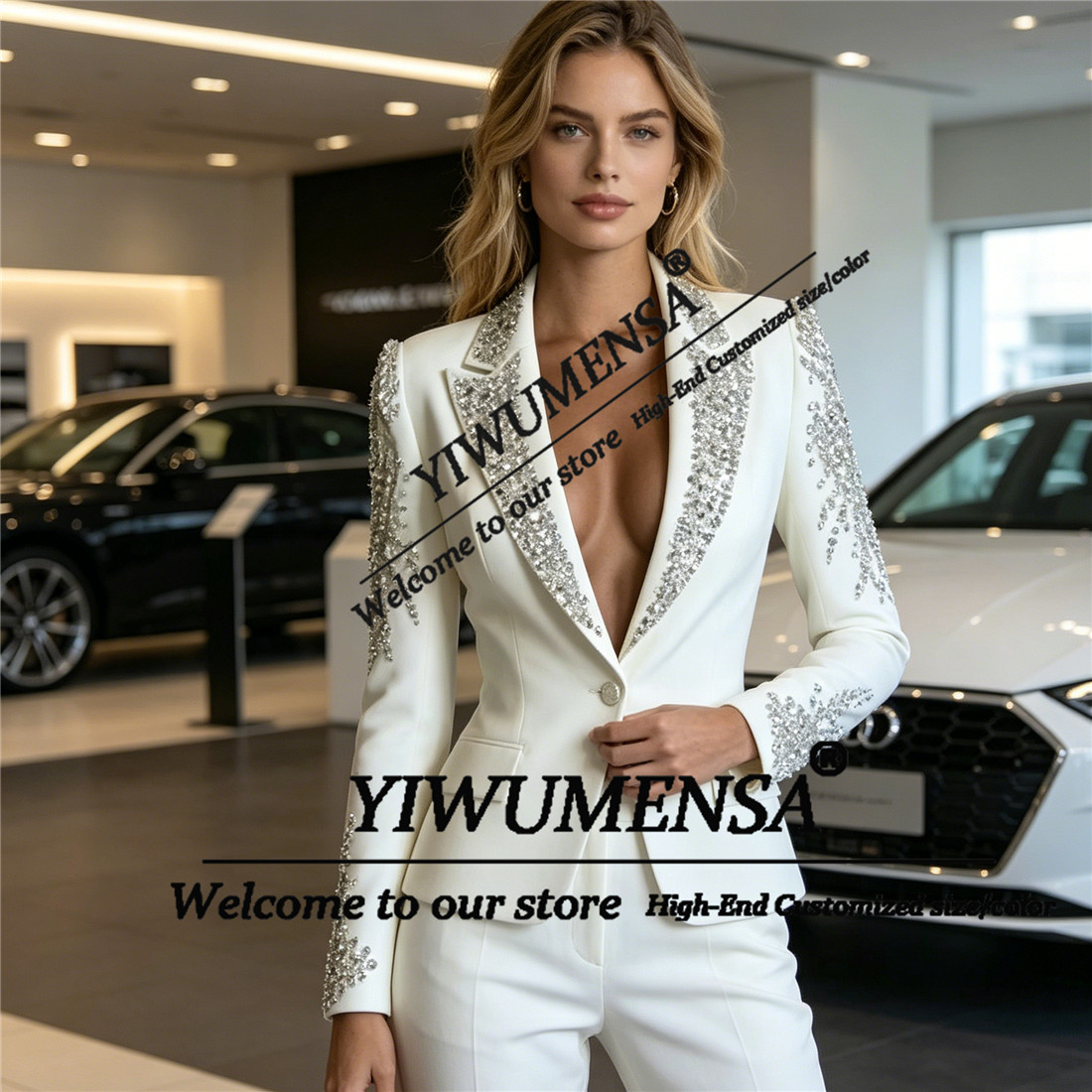 Luxury Women Suits 2 Pieces Se - огляд і ціна Formal Women'S Wear