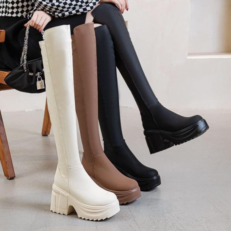 Womens Knee High Thick Sole Wi - огляд і ціна Formal Women'S Wear