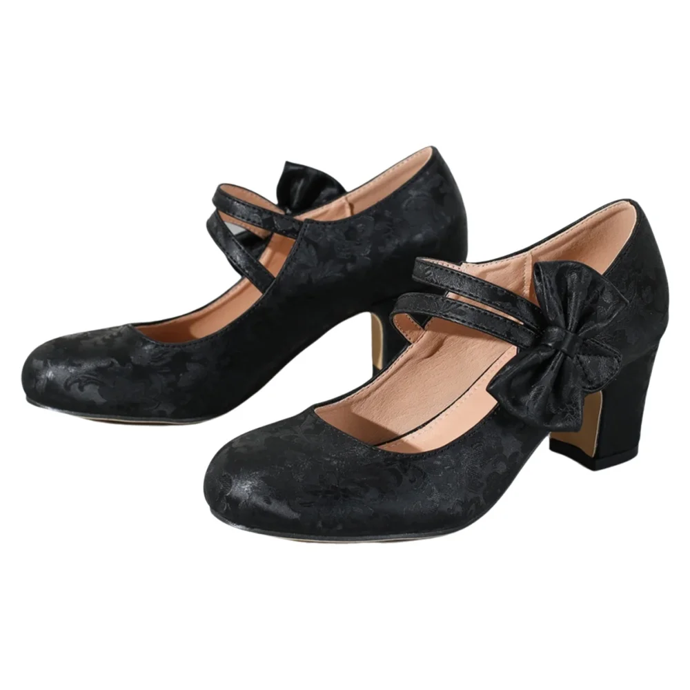Large size women's shoes bow M - огляд і ціна Women Formal Office Wear Shoes