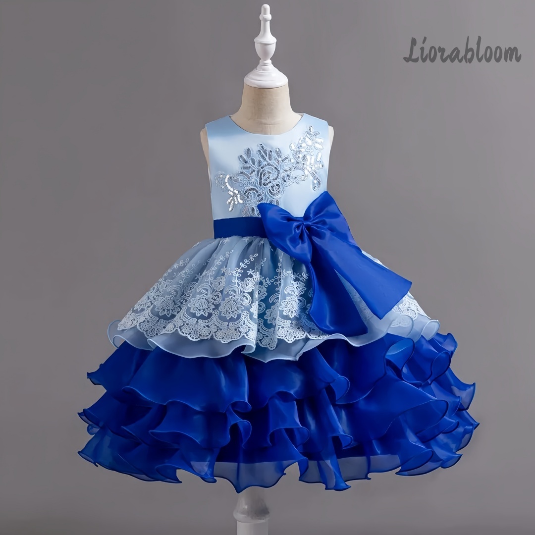 Girls' Dress With Large Bow Sl - огляд і ціна Formal Wear Gowns For Women