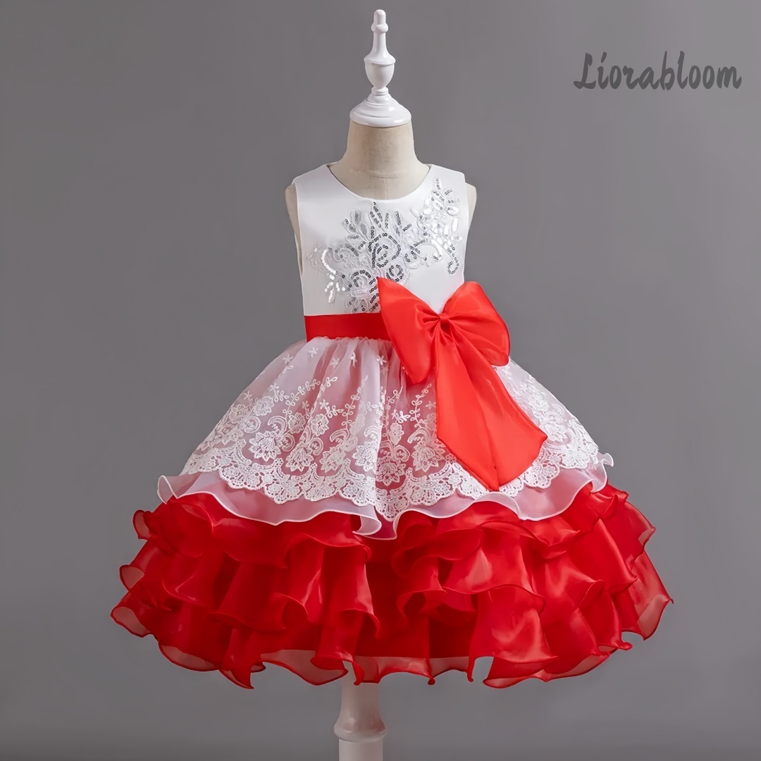 Girls' Dress With Large Bow Sl - огляд і ціна Formal Wear Gowns For Women
