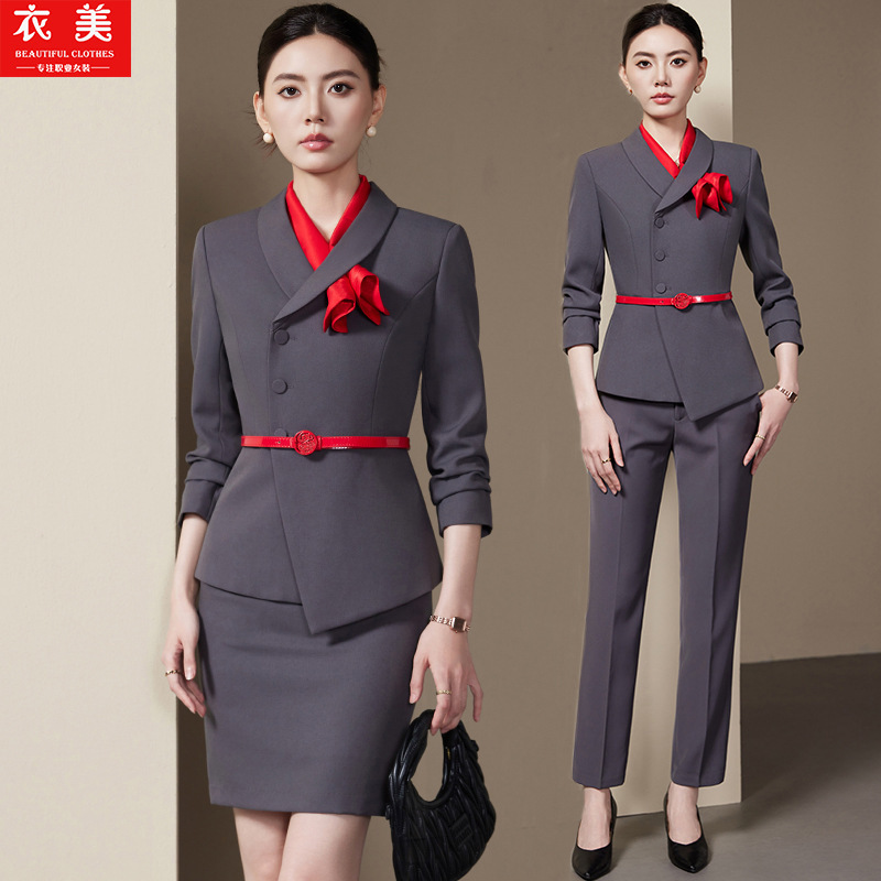 Gray Women's Suit Set2025New F - огляд і ціна Women Formal Wear Store