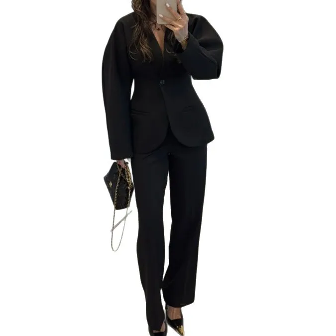 2025 New Women Black V Neck Wa - огляд і ціна Women Formal Wear Black