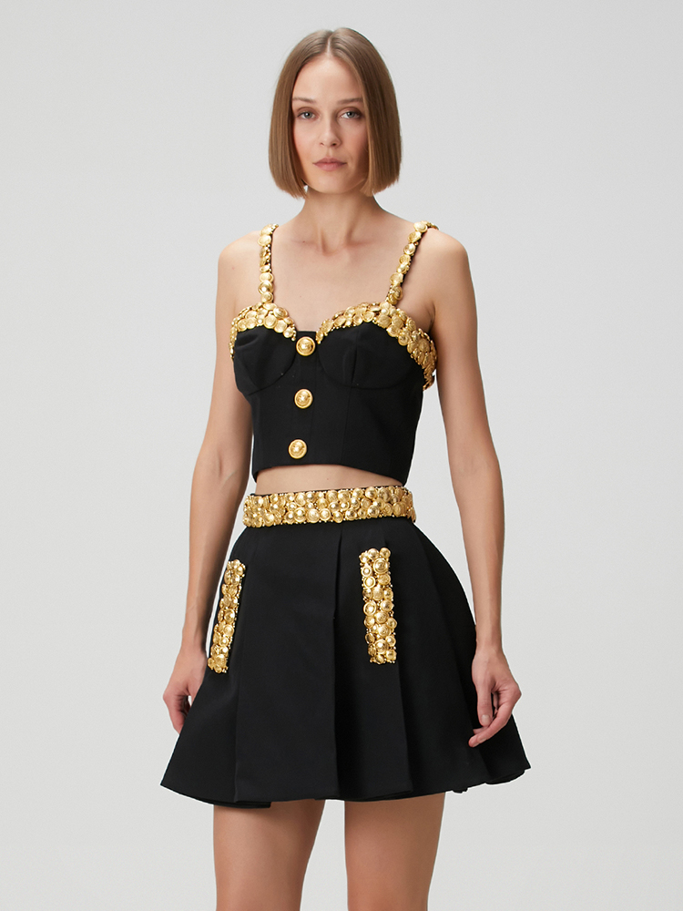VC Black Two Piece Set Dress w - огляд і ціна Women Formal Wear Black