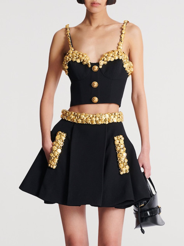 VC Black Two Piece Set Dress w - огляд і ціна Women Formal Wear Black