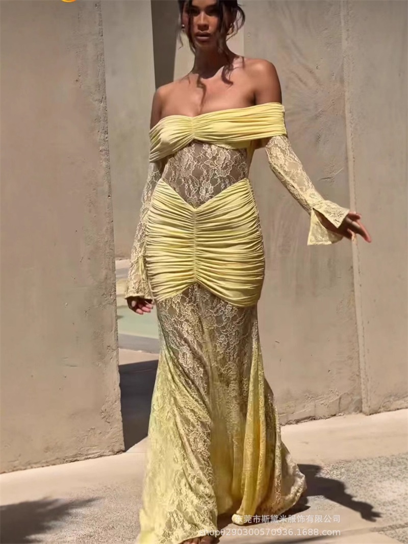 Sexy Lace Mermaid Women Prom D - огляд і ціна Formal Wear Gowns For Women