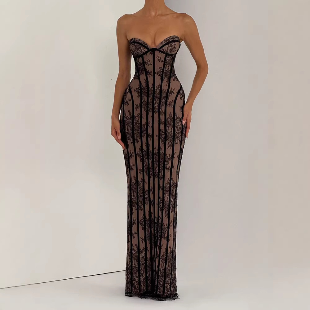 Strapless Bodycon Maxi Dress f - огляд і ціна Formal Women'S Wear