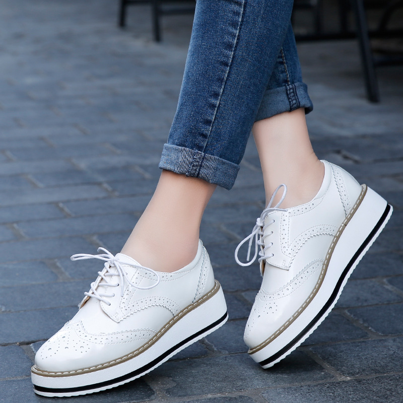 Women Loafers Shoes Leather Th - огляд і ціна Formal Dress Female