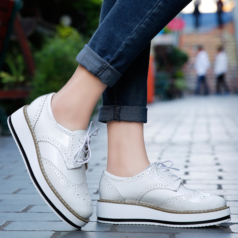 Women Loafers Shoes Leather Th - огляд і ціна Formal Dress Female