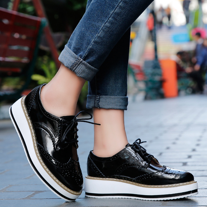 Women Loafers Shoes Leather Th - огляд і ціна Formal Dress Female